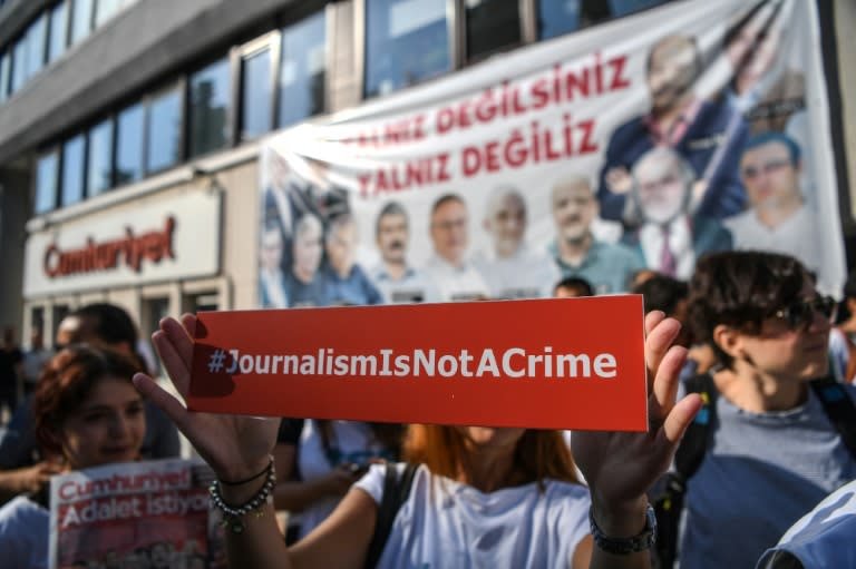 Dozens of journalists have been arrested in Turkey after the failed coup bid in July 2016