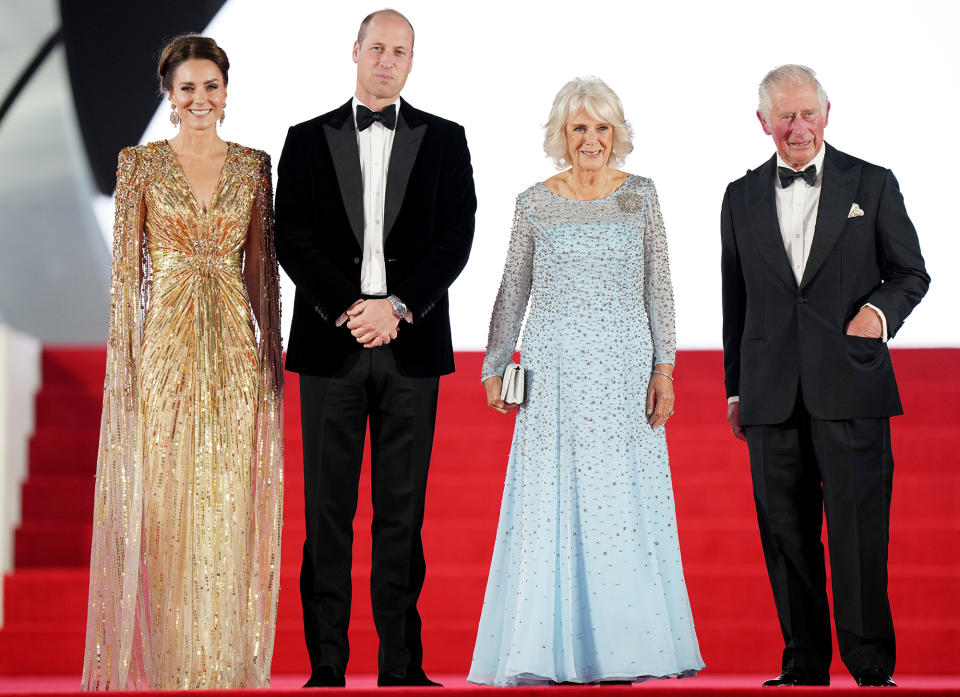 Kate Middleton, Princes William, Camilla, Duchess of Cornwall & Prince Charles