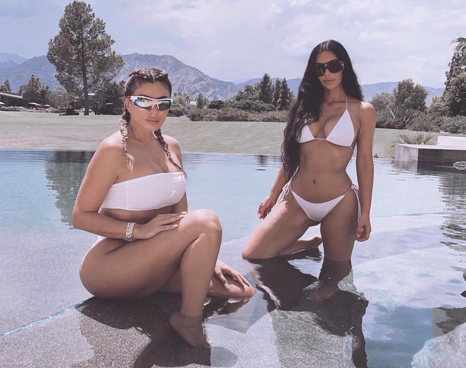 Larsa Pippen and Kim Kardashian