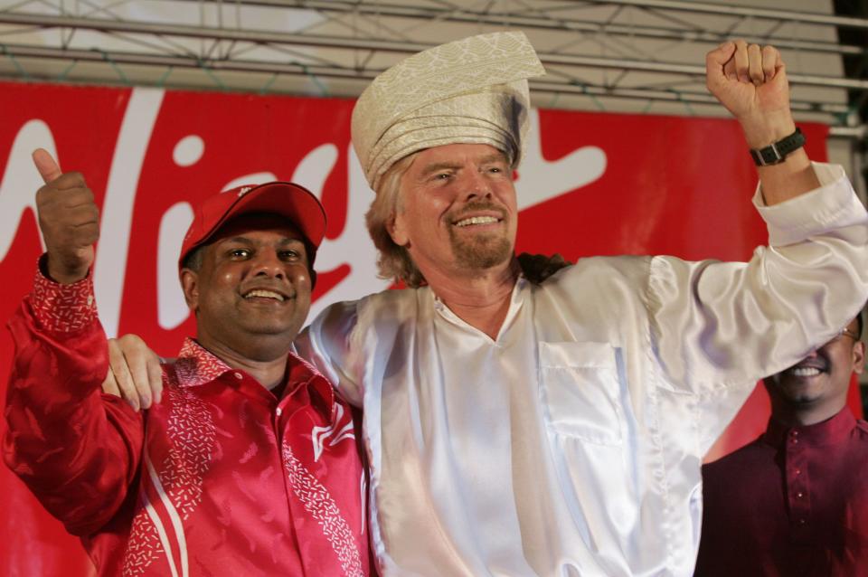 Tony Fernandes Richard Branson