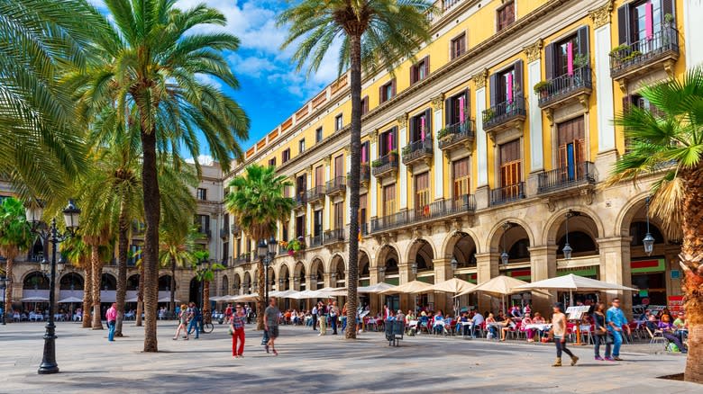 Royal Square in Barcelona