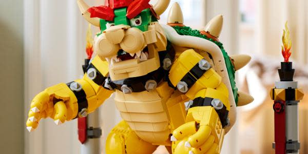 Nintendo y LEGO revelan un Bowser colosal hecho de más de 660,000 piezas