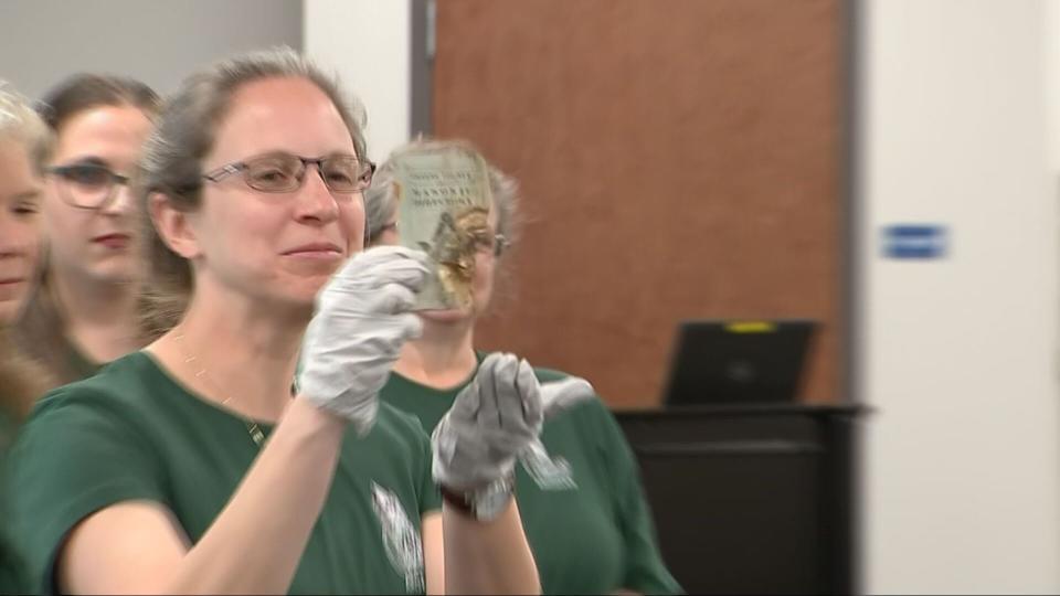 The Greene County Records Center and Archives opens a time capsule from 1915.