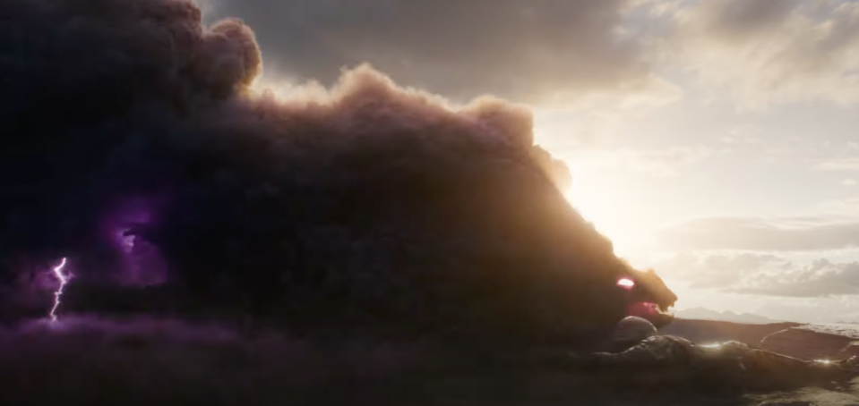 The guardian of The Void from Loki makes a brief appearance, which is no surprise. We know from the teaser trailer that was released months ago that the TVA will play a vital role in Deadpool & Wolverine. Here, it seems like Alioth is consuming the area near or around Ant-Man's skull.