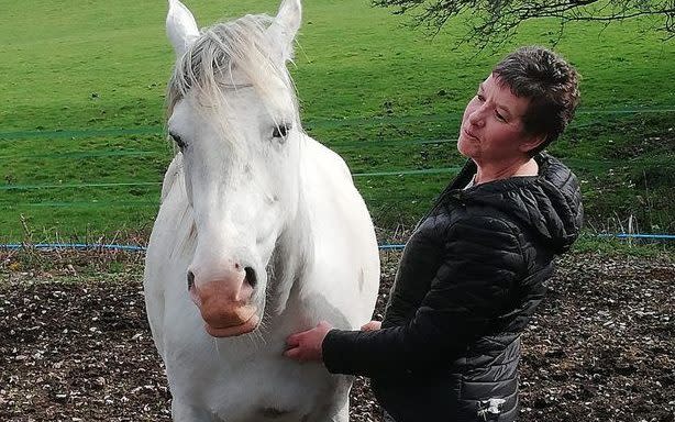 Katherine Bevan, 53, was found dead in a bull pen at a farm in Devon 