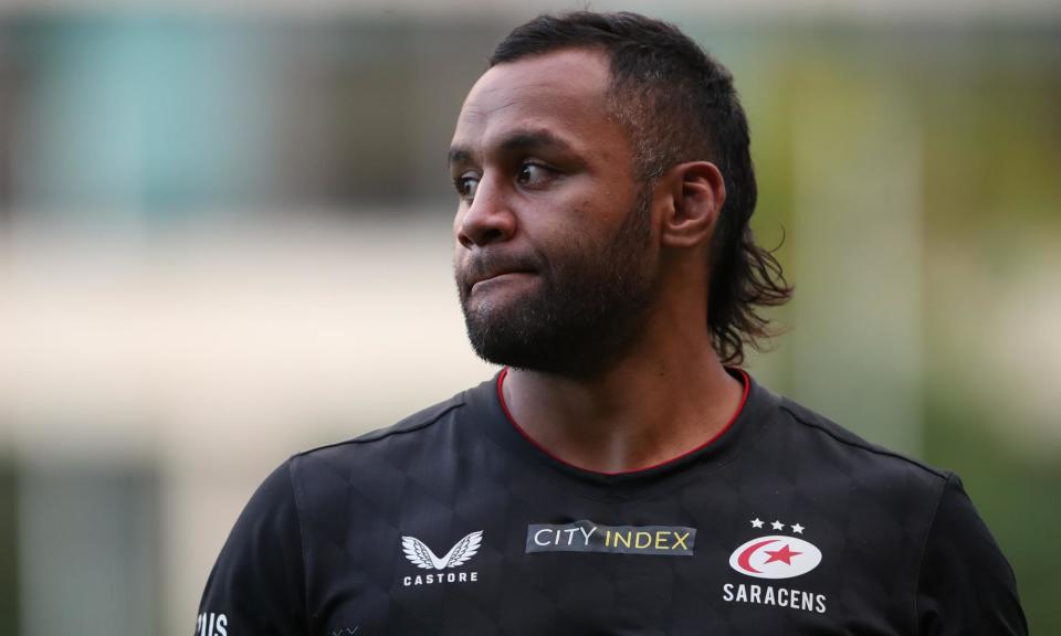 <span>Billy Vunipola can play the remainder of the season for Saracens despite his arrest in Mallorca.</span><span>Photograph: Matt Impey/Shutterstock</span>