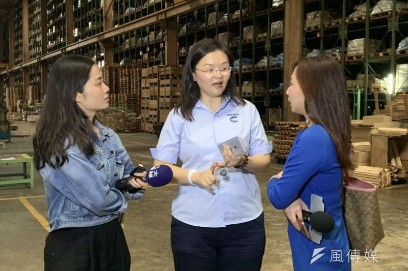 20190712-台商新南向，晉緯總經理蔡佳伶接受台灣媒體採訪，談美中貿易戰影響。（尹俞歡攝）