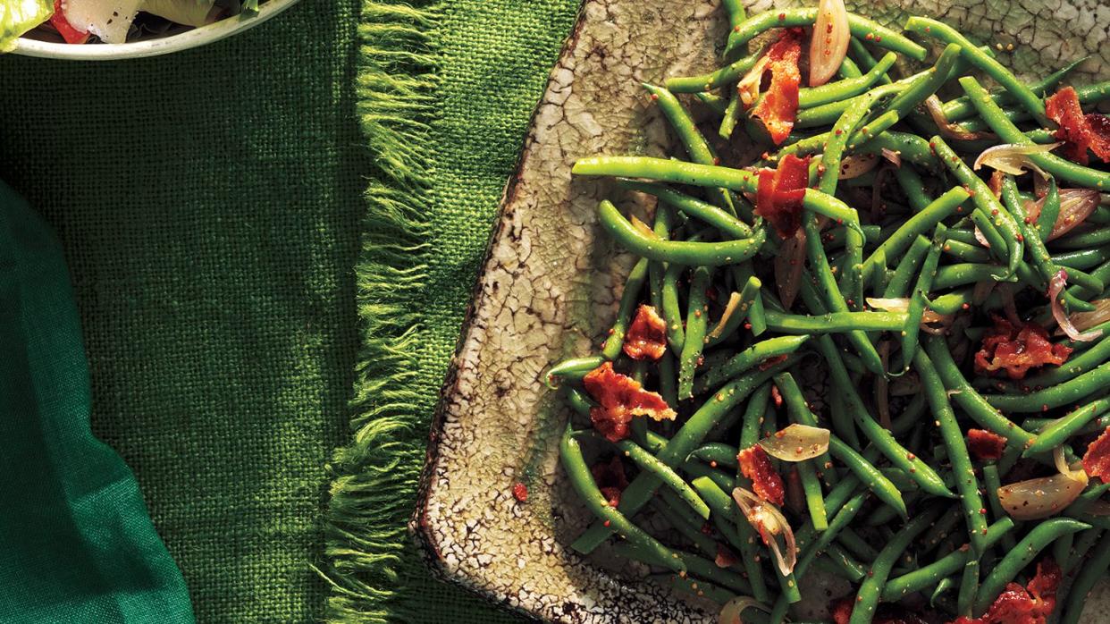 Green Beans With Bacon Vinaigrette