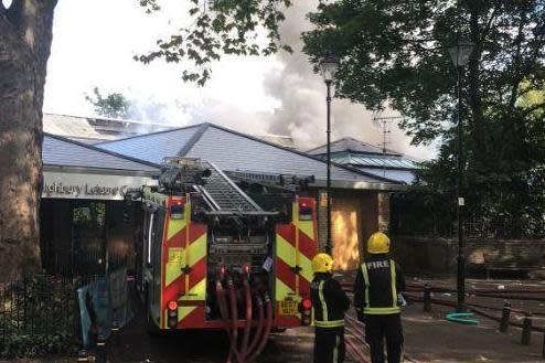 Fire in Highbury Crescent (Michael Foulkes)