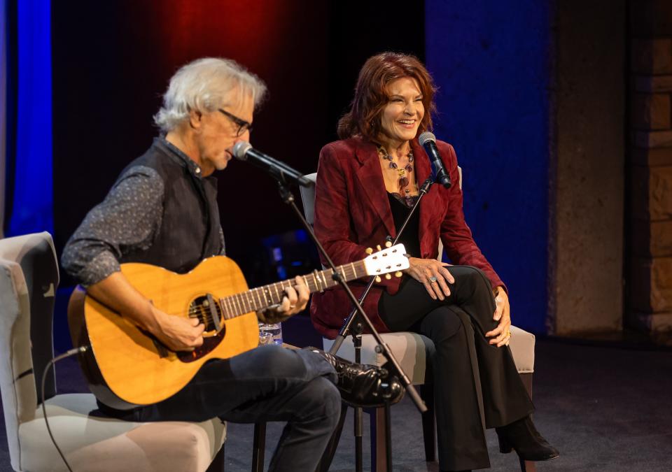 Rosanne Cash and John Leventhal at Country Music Hall of Fame and Museum, Sept, 19, 2023