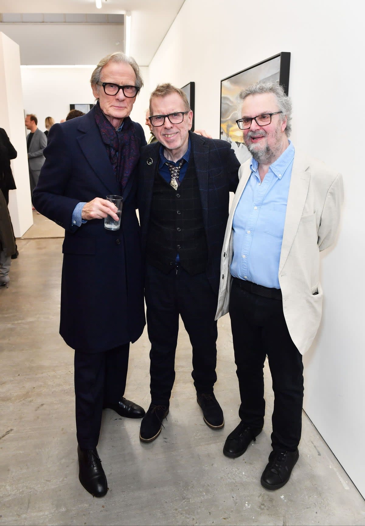 Billy Nighy, Timothy Spall and Stephen Poliakoff (Jed Cullen/Dave Benett/Getty Images)