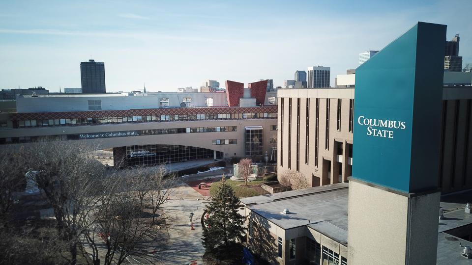 Columbus State Community College campus on the northeast side of downtown Columbus in a 2020 Dispatch file photo.