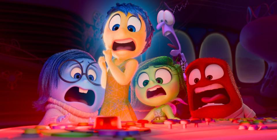 ‘Inside Out 2’ grossed $155m during its opening weekend (AP)