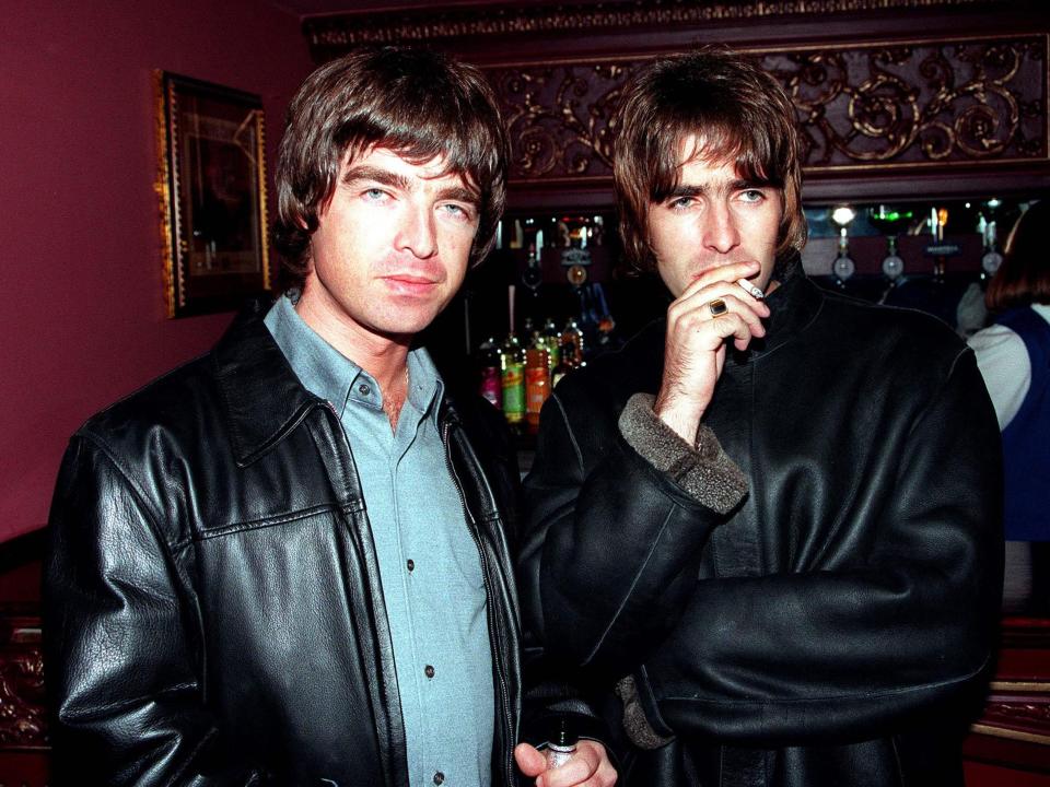 Liam Gallagher and Noal Gallagher.