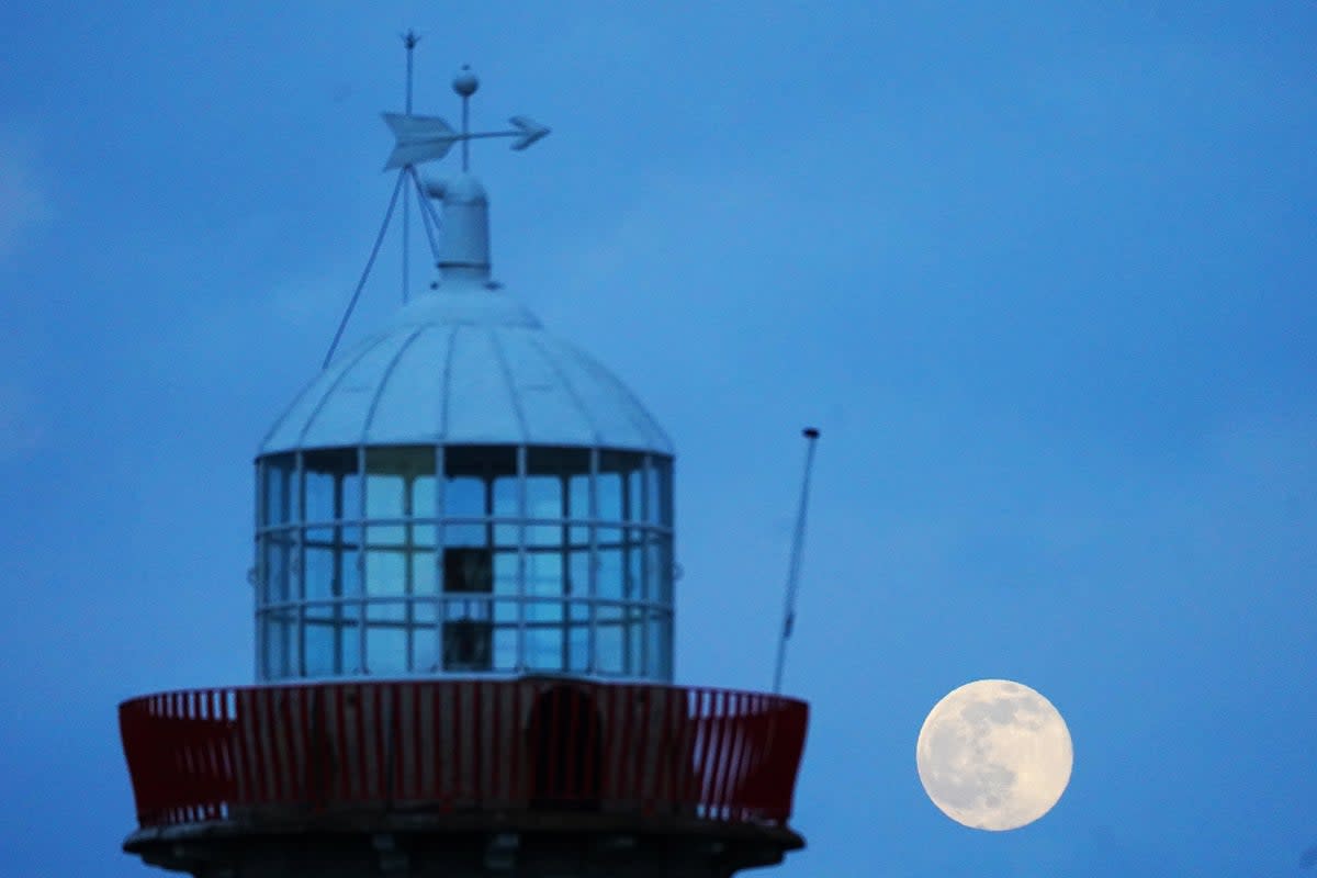 During the cold snap snow moon can be seen in the UK from Sunday night (PA Wire)