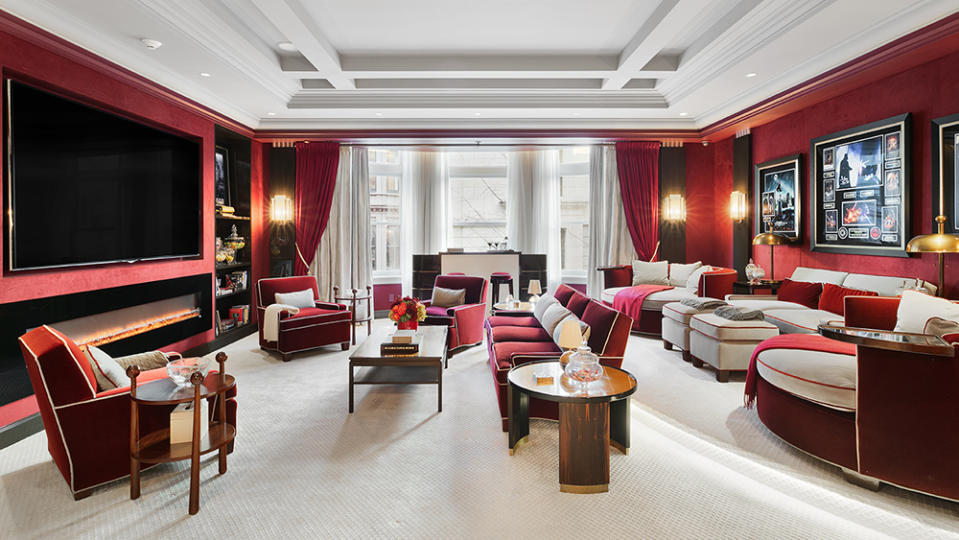The media room - Credit: Photo: Courtesy of The Corcoran Group