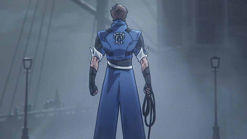 Richter Belmont's backside in Castlevania: Nocturne