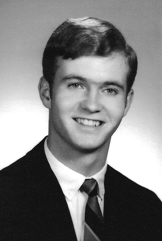 After graduating from UNC Chapel Hill, Terry Maddox (shown here in 1968) landed a job with UNC’s administration, and later, a position at Agnes Scott College. But another job offer in the Salamander Capital of the World soon derailed his college administrator career path.