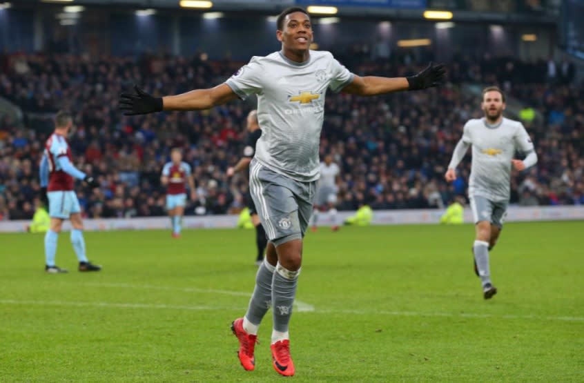 Anthony Martial scored the winning goal for Manchester United