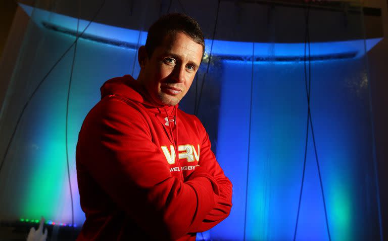 AUCKLAND, NEW ZEALAND - OCTOBER 10:  Shane Williams of Wales poses during a Wales IRB Rugby World Cup 2011 media session at Sky City on October 10, 2011 in Auckland, New Zealand.  (Photo by David Rogers/Getty Images)