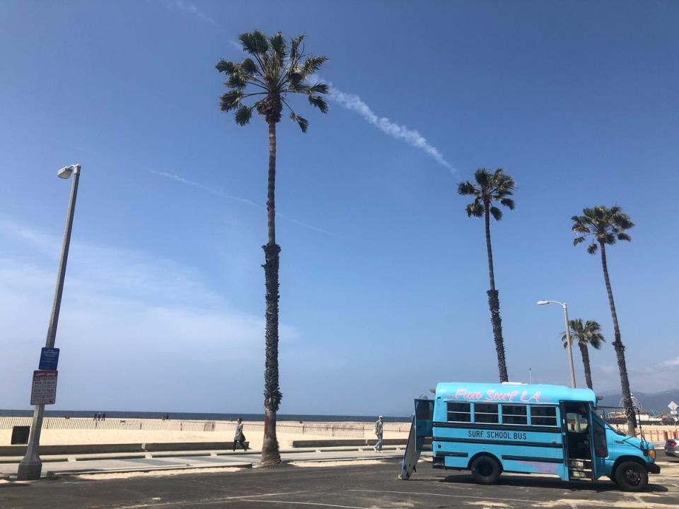 One of Santa Monica’s many beaches (Charlotte Lytton)