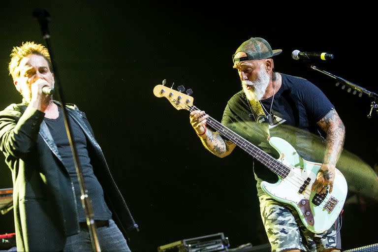 Vicentico y Sr Flavio en el último show de Los Fabulosos Cadillacs por un largo tiempo