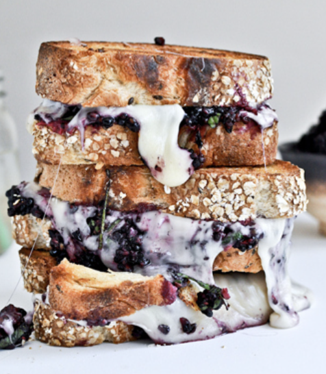 Quick, someone run and get the drool mop. Recipe: Grilled Fontina & Blackberry Smash 