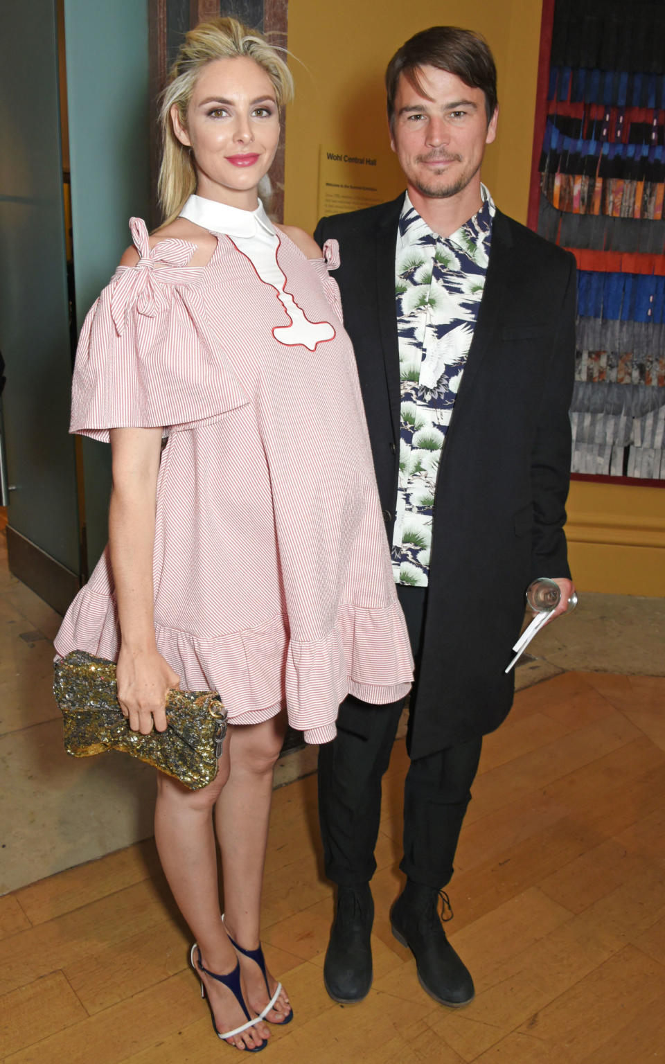 <p><strong>7 June </strong>Tasmin Egerton wore a loose-fitting Vivetta <span>dress </span>while Josh Hartnett wore a patterned shirt with a black suit. </p>