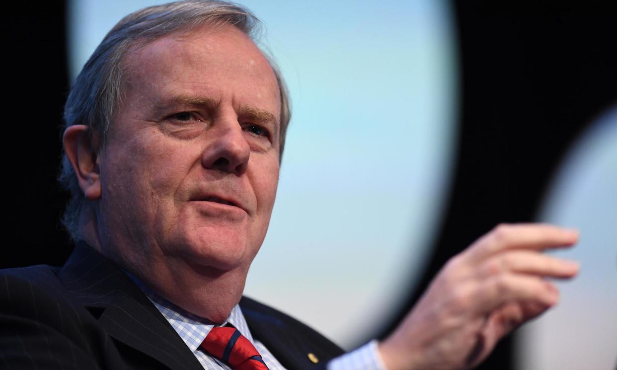 <span>Peter Costello says he had previously flagged retiring from the Nine Entertainment board after the July Olympics.</span><span>Photograph: Dean Lewins/EPA</span>