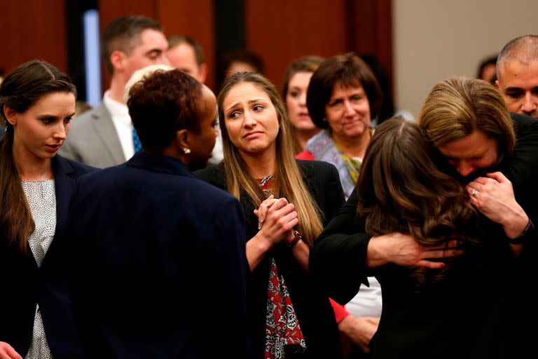 Las víctimas tras el fallo sobre Larry Nassar