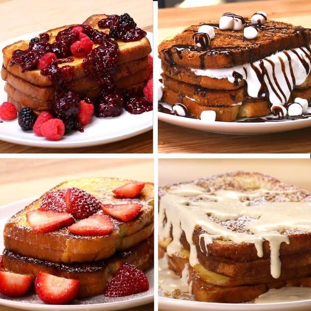 french toast four ways