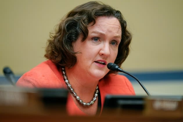 katie porter - Credit: Andrew Harnik-Pool/Getty Images