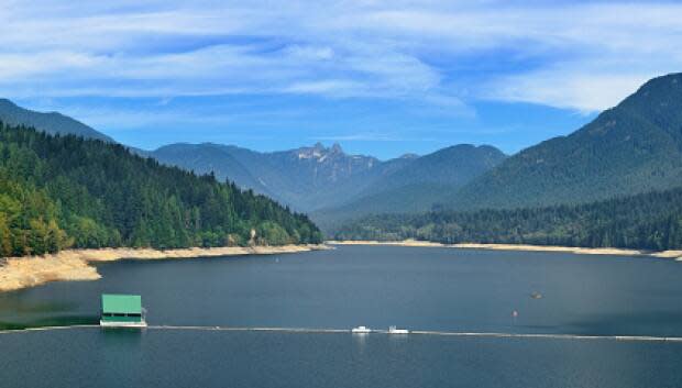 Metro Vancouver says water levels in reservoirs, like this one in the Seymour watershed, are within normal range.