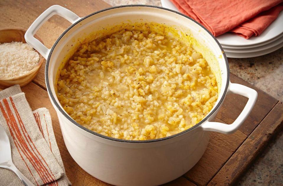 Oven Baked Pumpkin Risotto