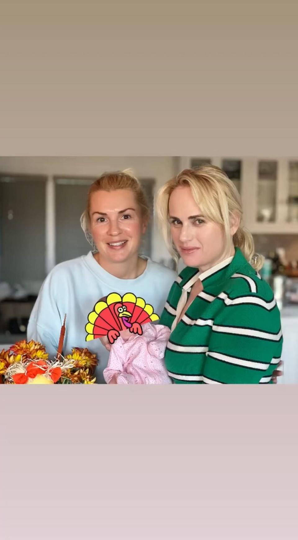 Rebel Wilson and Ramona Agruma Celebrate First Thanksgiving with Daughter Royce Lillian
