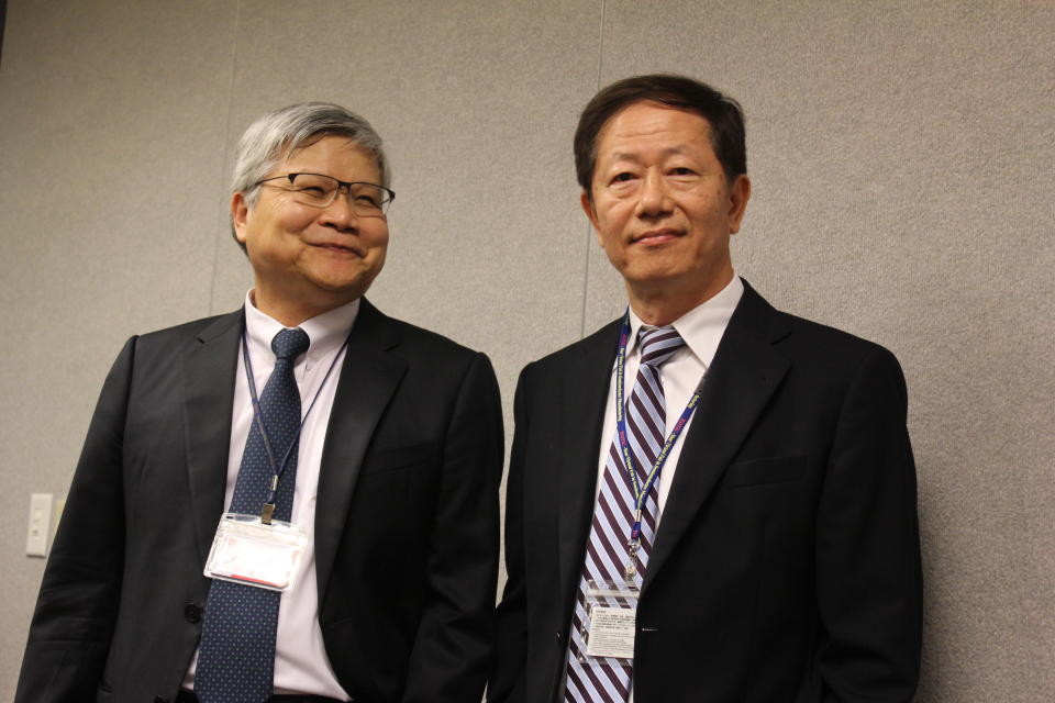 台積電董事長劉德音（右）、總裁魏哲家（左）。資料照／記者呂俊儀攝