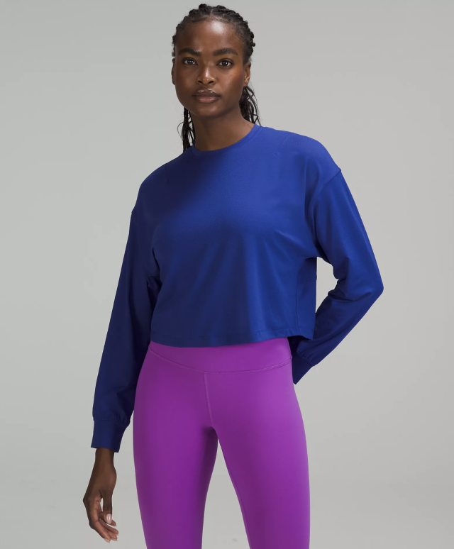 Lululemon Logo Elastic Everlux Training Long-Sleeve Shirt