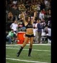 Cheerleaders from the Saints v Texans match