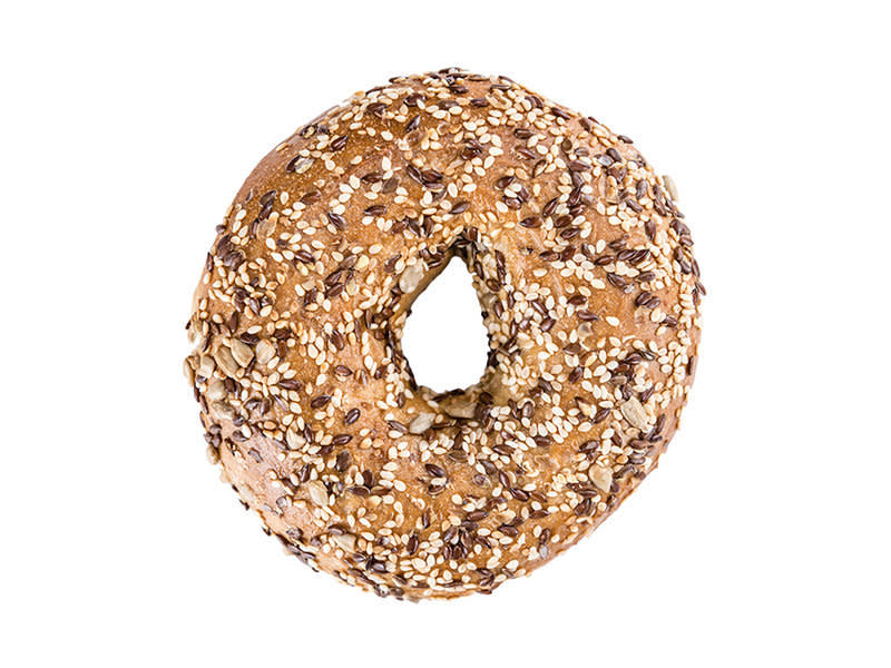 The bagel should never be expected to be healthy. Let's all agree to let these two things live completely separate lives.