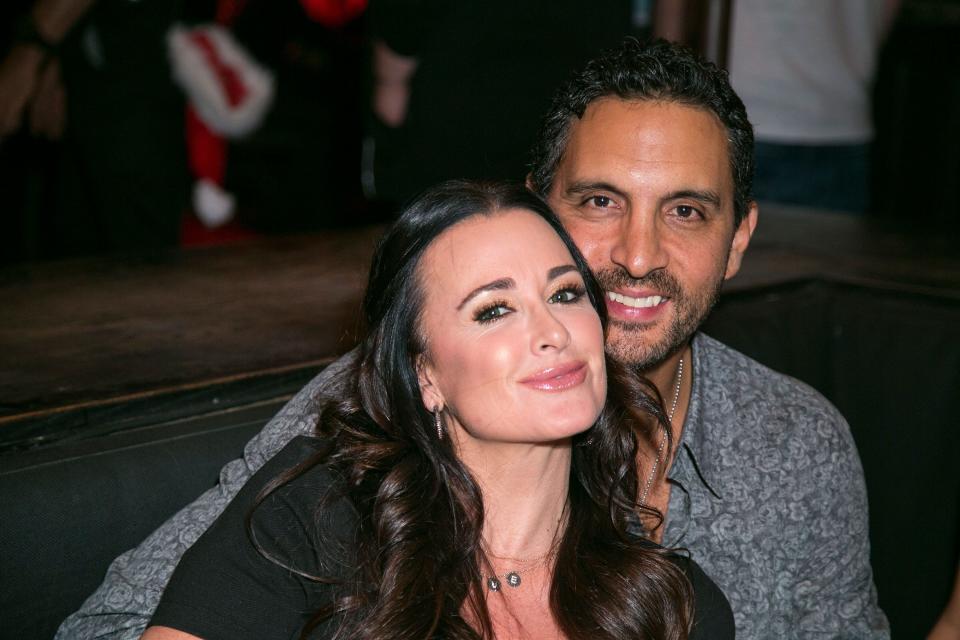 Mauricio Umansky and Kyle Richards at a West Hollywood event  on September 24, 2013.