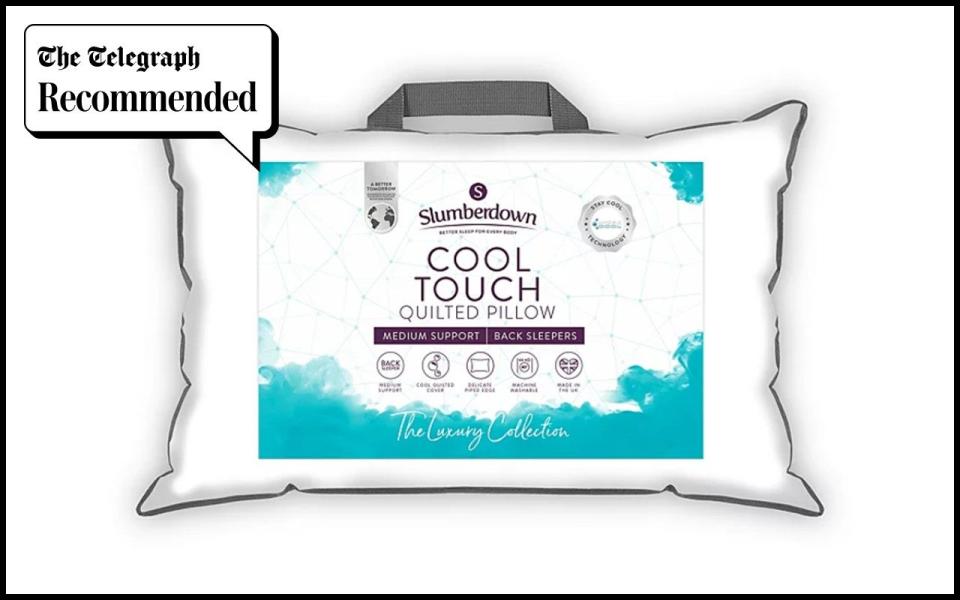 Slumberdown Luxury Cool Touch Medium Pillow best cooling pillows 2024