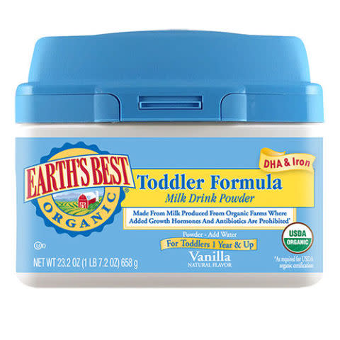 Earth's Best Organic Infant Formula