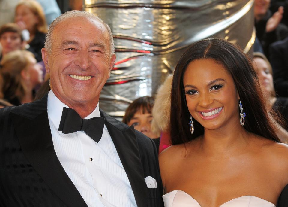 Len Goodman and Alesha Dixon for the season 8 premiere of Strictly. (Credit: REX)