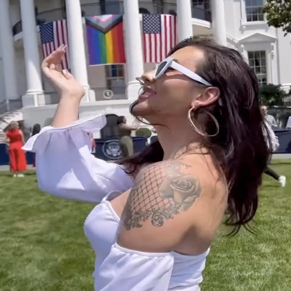 Rose Montoya at the White House