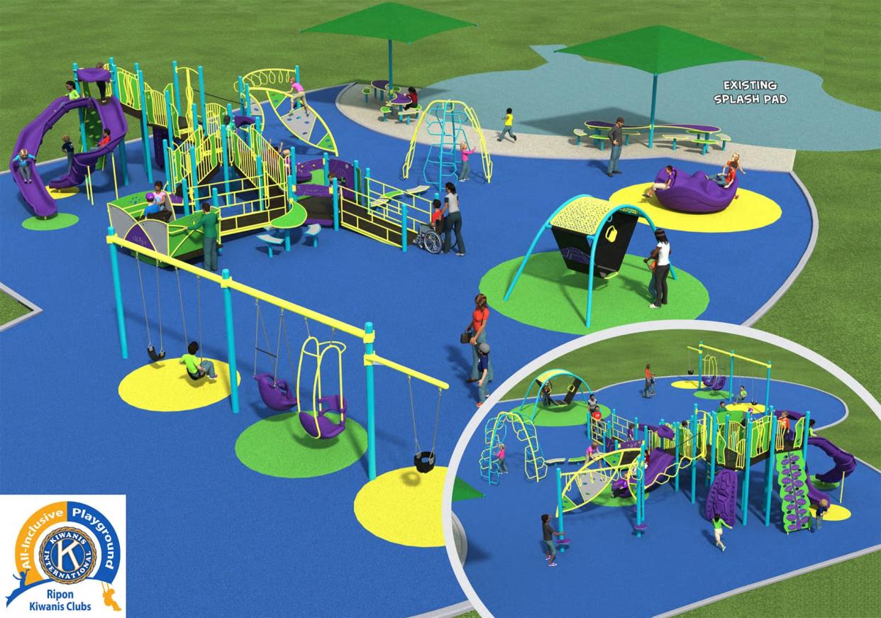 Ripon Noon Kiwanis are raising funds to build an all-inclusive playground at Riggs County Park.