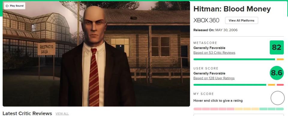 Hitman: Blood Money es una de las mejores entregas de la saga