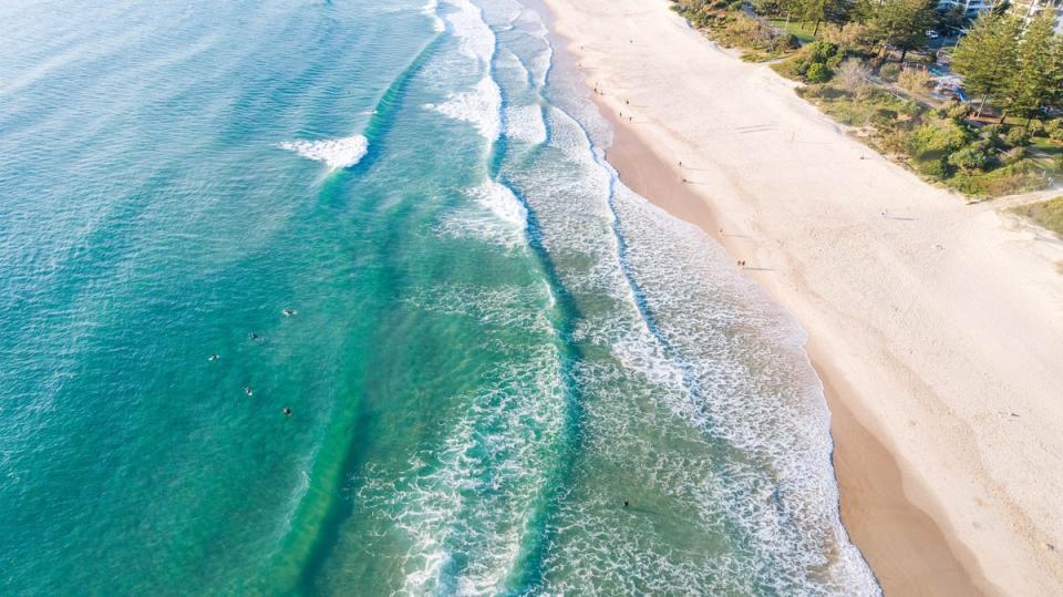 World-class swells, breaks and waves bless Burleigh Heads Beach (Getty Images/iStockphoto)