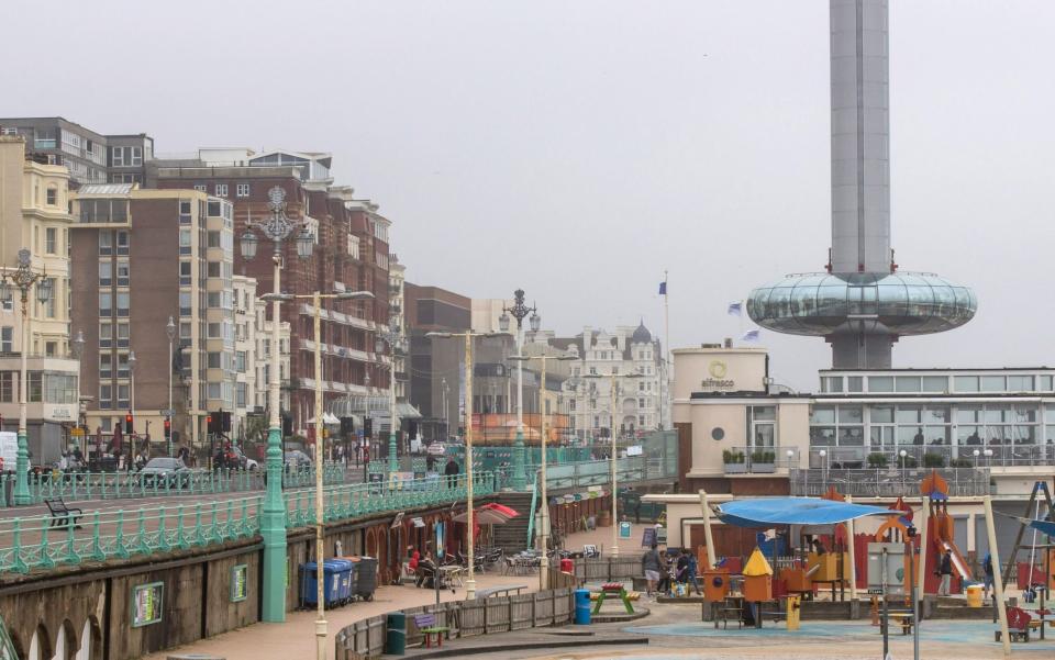 The British Airways i360 tourist attraction in Brighton