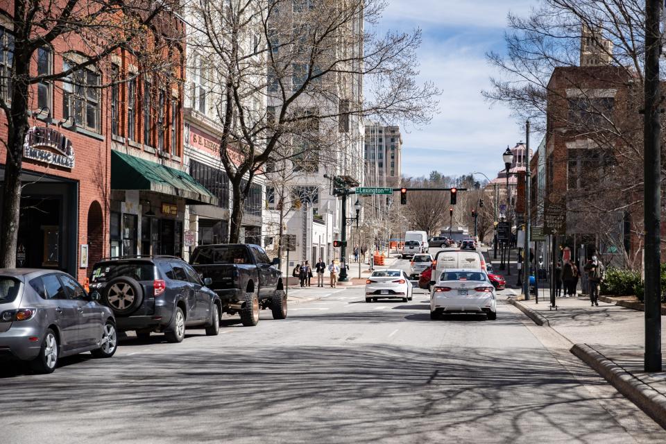 Bike lanes have been proposed for parts of downtown Asheville, including parts of College Street and Patton Avenue.