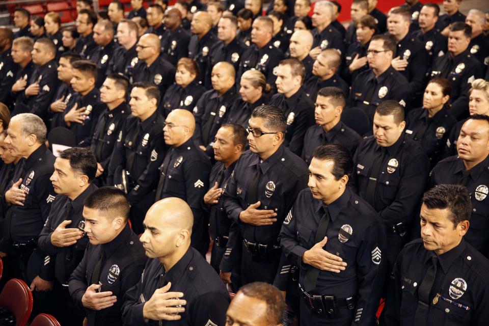 Public memorial service for slain TSA officer Gerardo Hernandez in Los Angeles